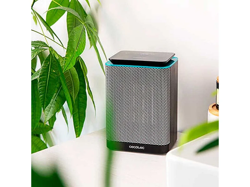 Calefactor Ready Warm 6190 Ceramic Rotate Smart Cecotec 1500W oscilante con mando negro