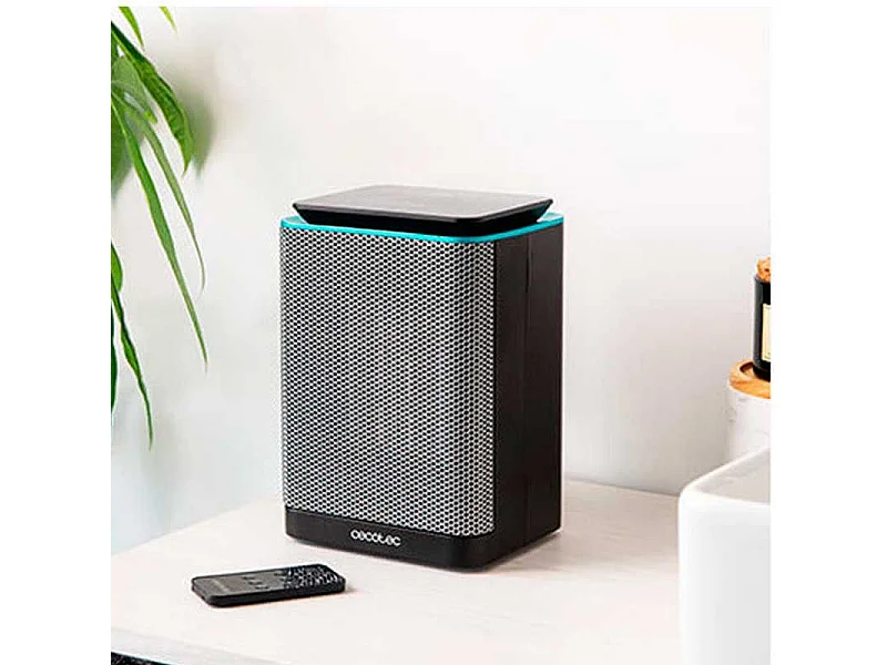 Calefactor Ready Warm 6190 Ceramic Rotate Smart Cecotec 1500W oscilante con mando negro