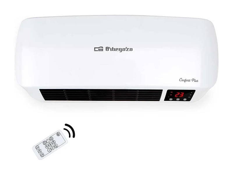 Calefactor Split Orbegozo SP 6000 2000W con mando a distancia blanco