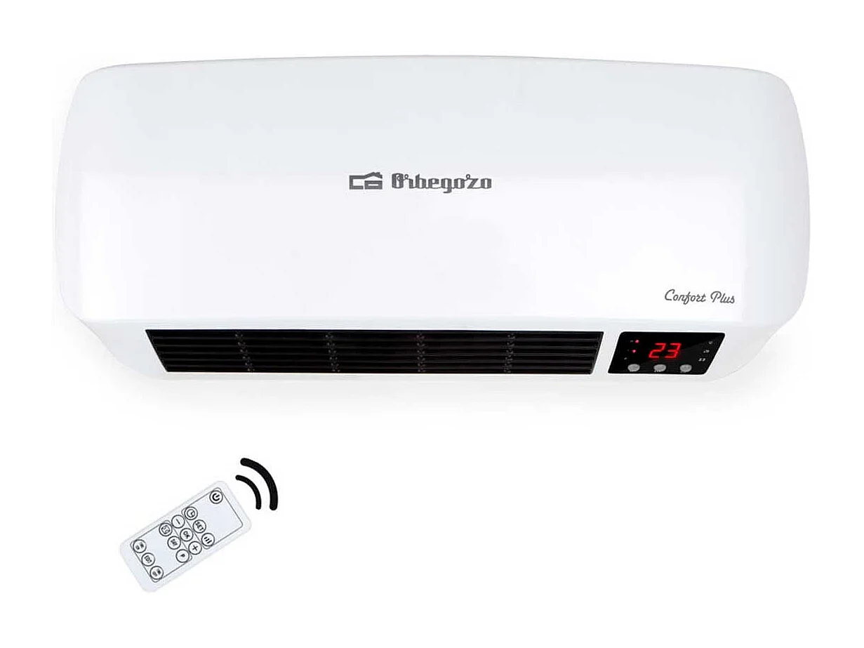 Calefactor Split Orbegozo SP 6000 2000W con mando a distancia blanco