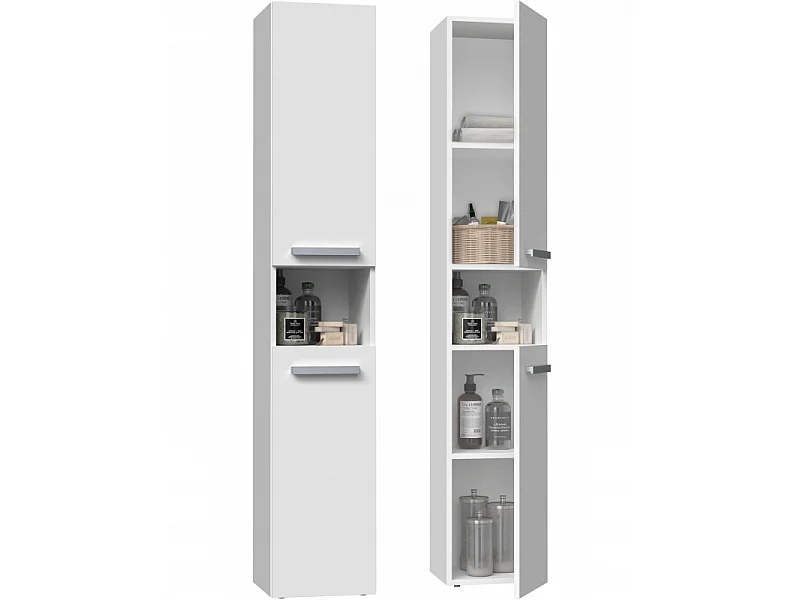 Étagère de salle de bains Nel I BLANC