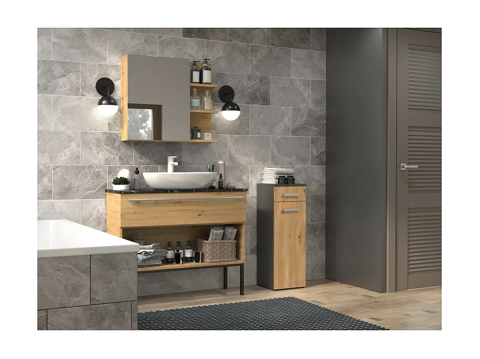 Etagère de salle de bains Nel V DS ANTHRACITE ARTISAN