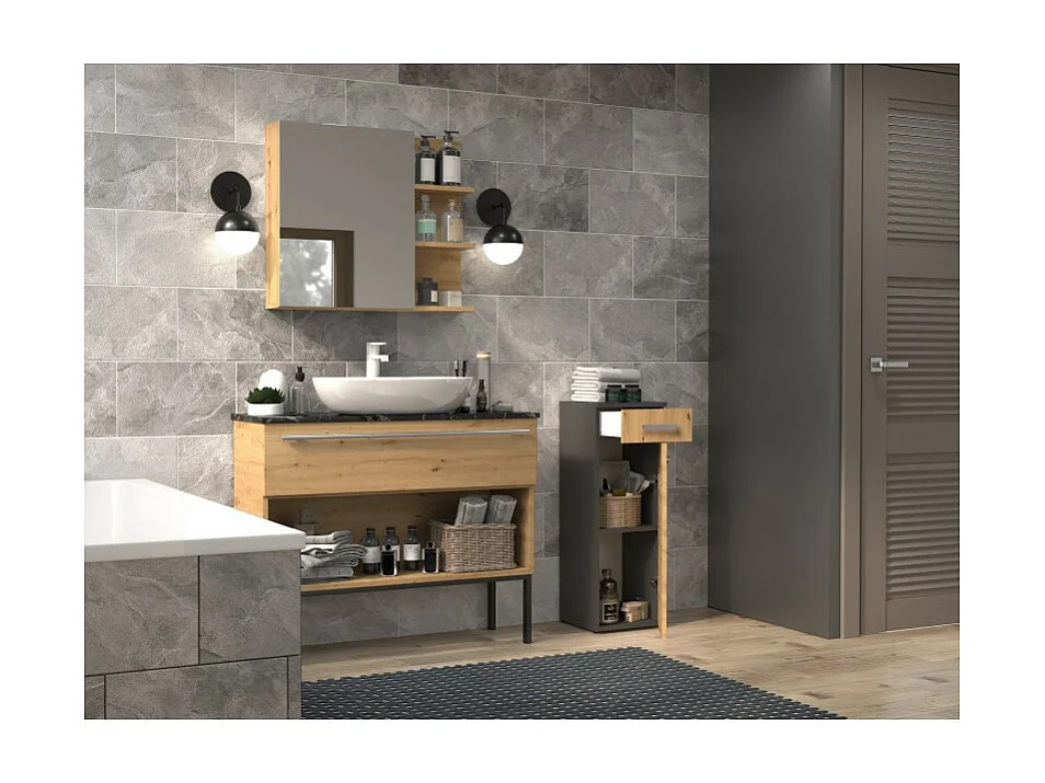 Etagère de salle de bains Nel V DS ANTHRACITE ARTISAN