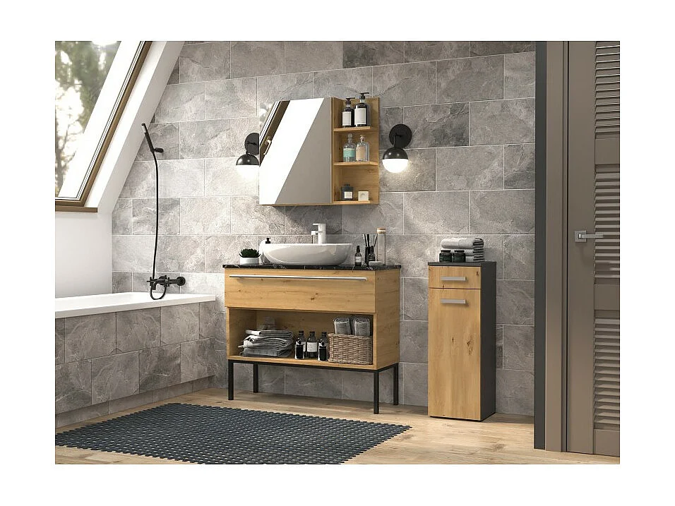 Etagère de salle de bains Nel V DS ANTHRACITE ARTISAN