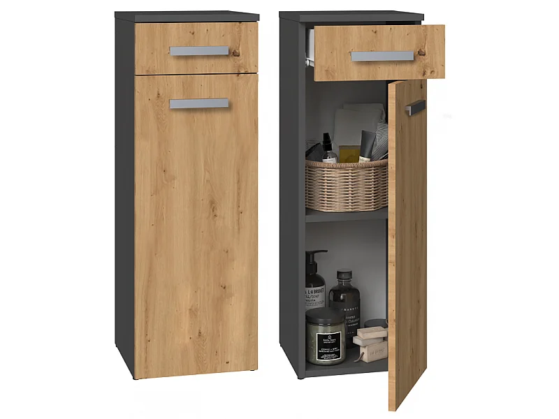 Etagère de salle de bains Nel V DS ANTHRACITE ARTISAN