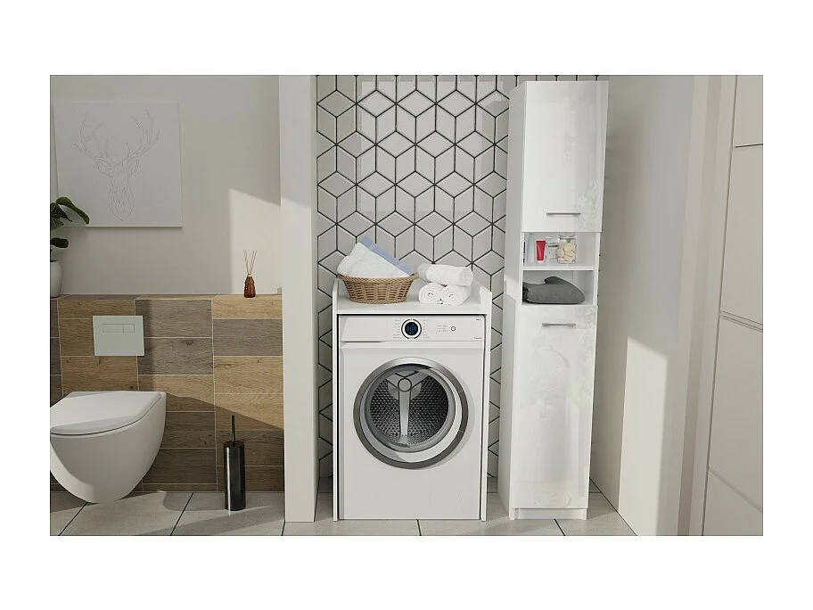 Étagère de salle de bains Marbela 1.0 BLANC BRILLANT