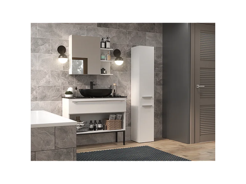 Etagère de salle de bains Nel II BLANC