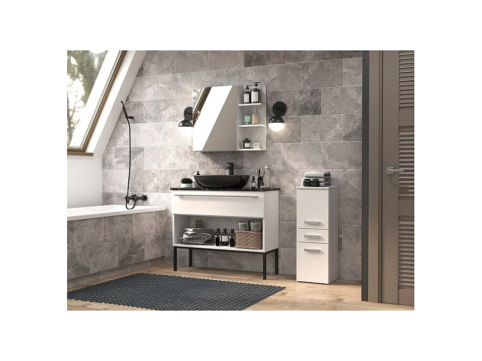 Étagère de salle de bain Nel V DDS BLANC