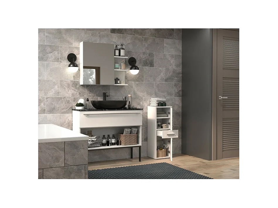 Étagère de salle de bain Nel V DDS BLANC