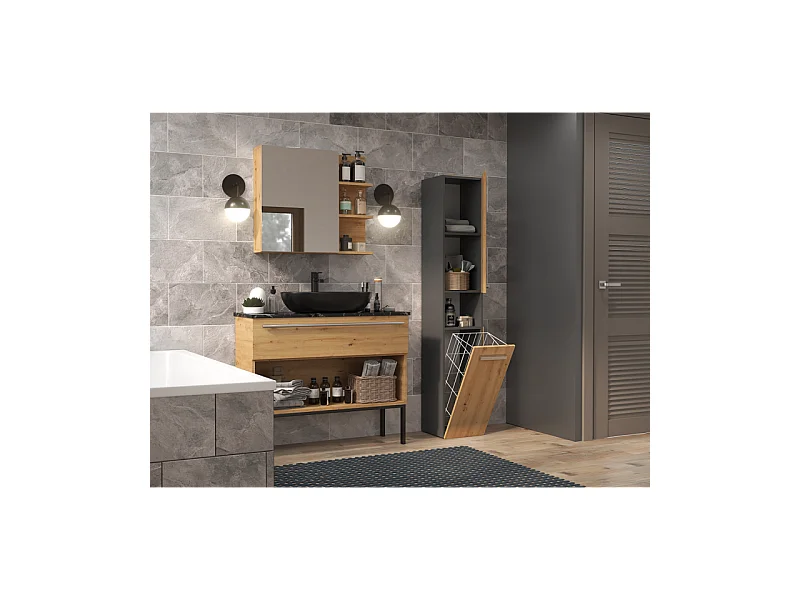 Półka łazienkowa Nel III ANTHRACITE ARTISAN