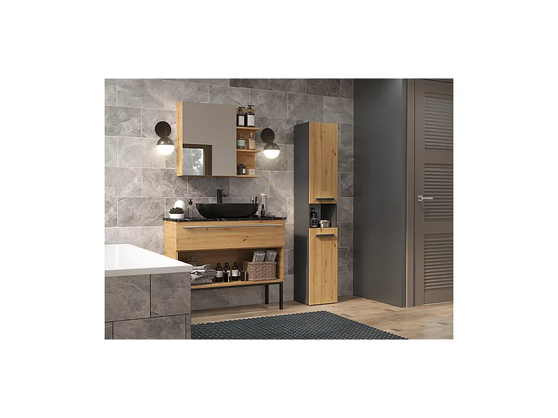 Półka łazienkowa Nel III ANTHRACITE ARTISAN