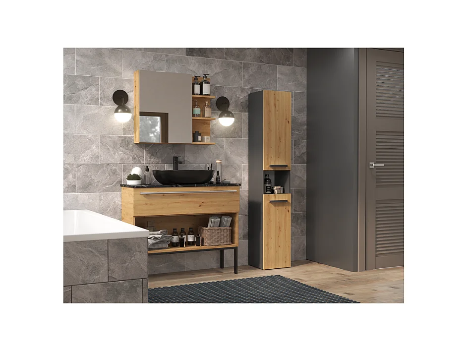 Etagère de salle de bains Nel III ANTHRACITE ARTISAN