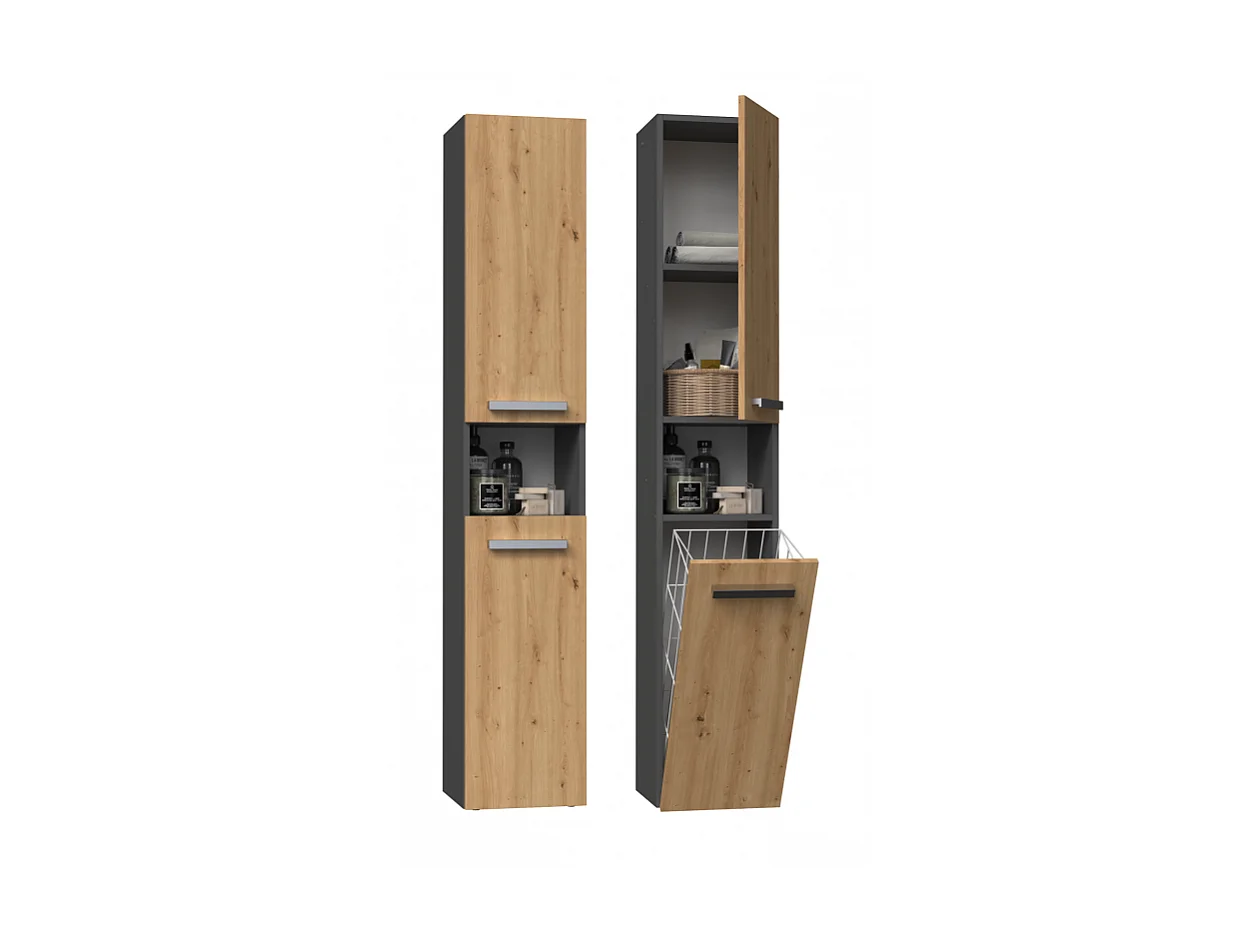 Etagère de salle de bains Nel III ANTHRACITE ARTISAN