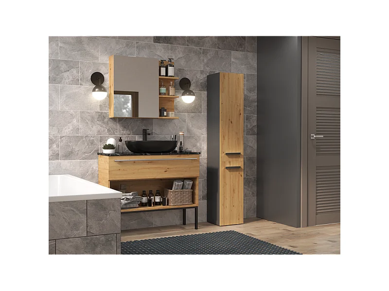 Półka łazienkowa Nel II ANTHRACITE ARTISAN