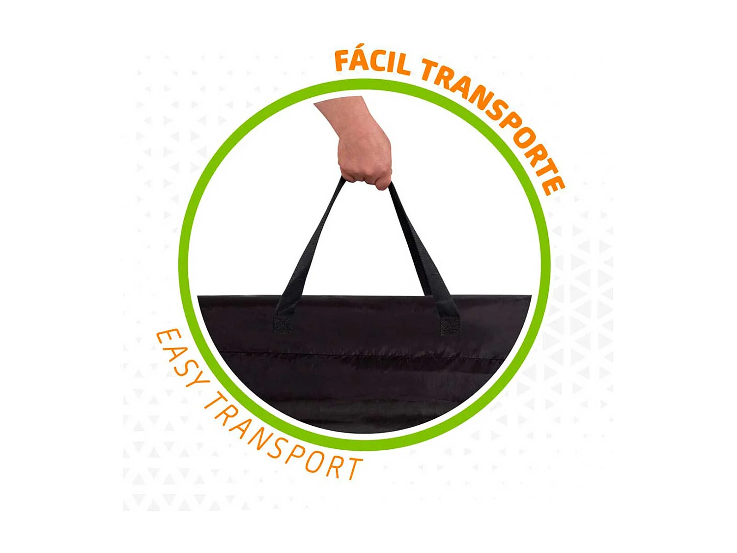 Mesa de camping Aktive plegable inox 70x70x70 cm