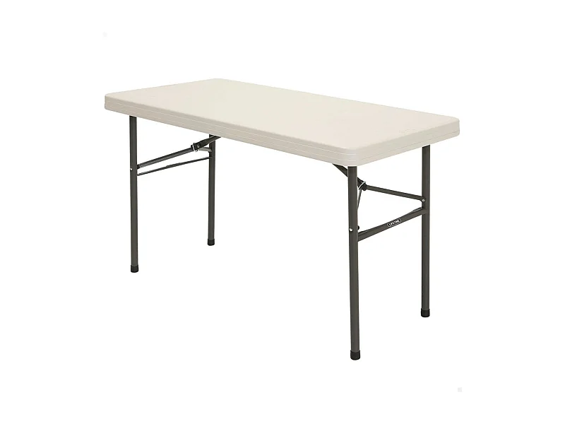 Mesa plegable Lifetime 4 personas forma rectangular 74x122x61 cm