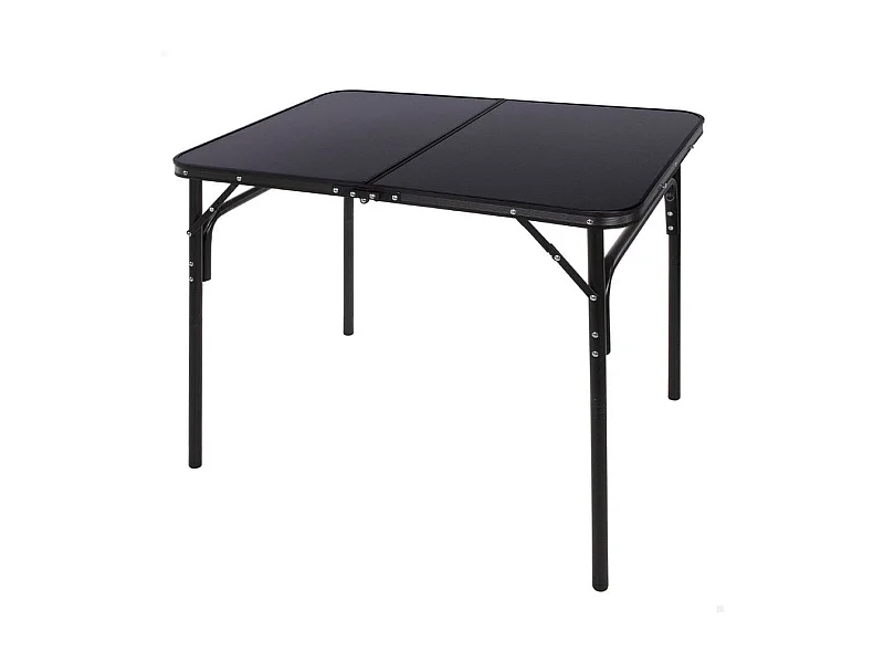 Mesa de camping Aktive diseño maletín negro 70x90x60 cm