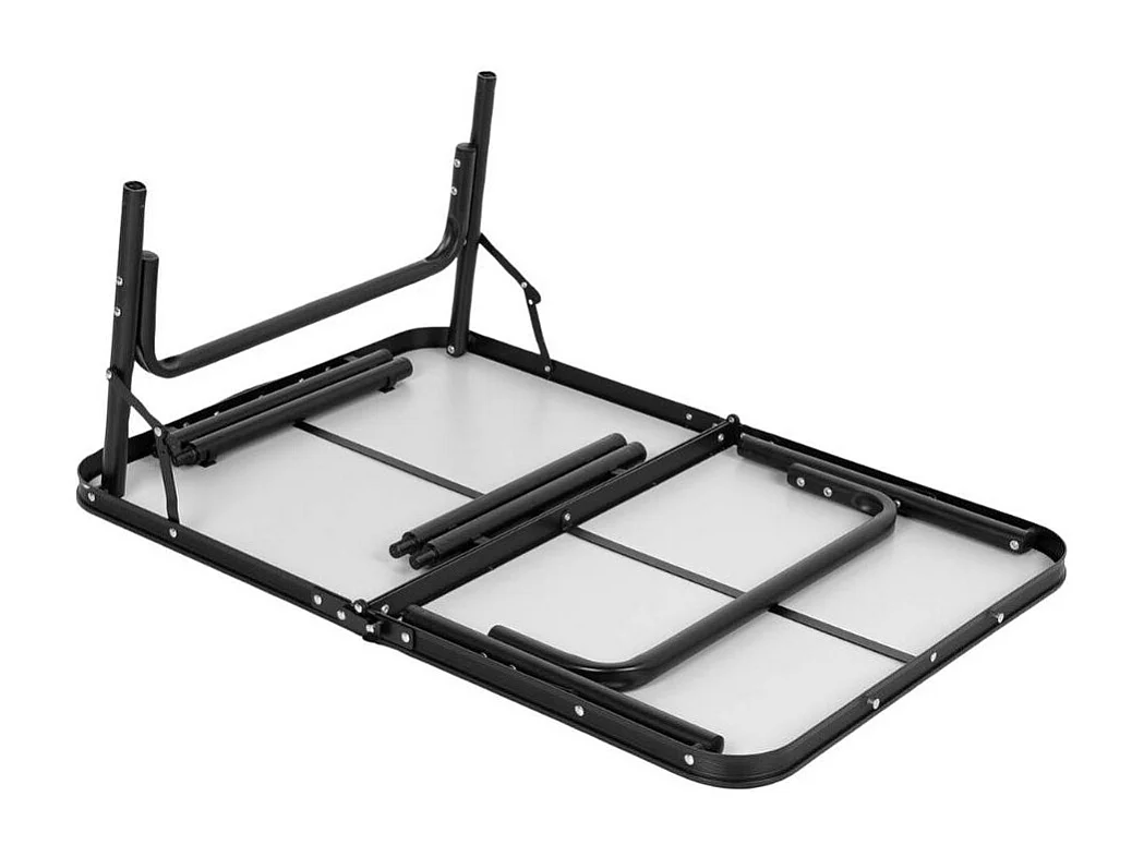 Mesa de camping Aktive diseño maletín negro 70x90x60 cm