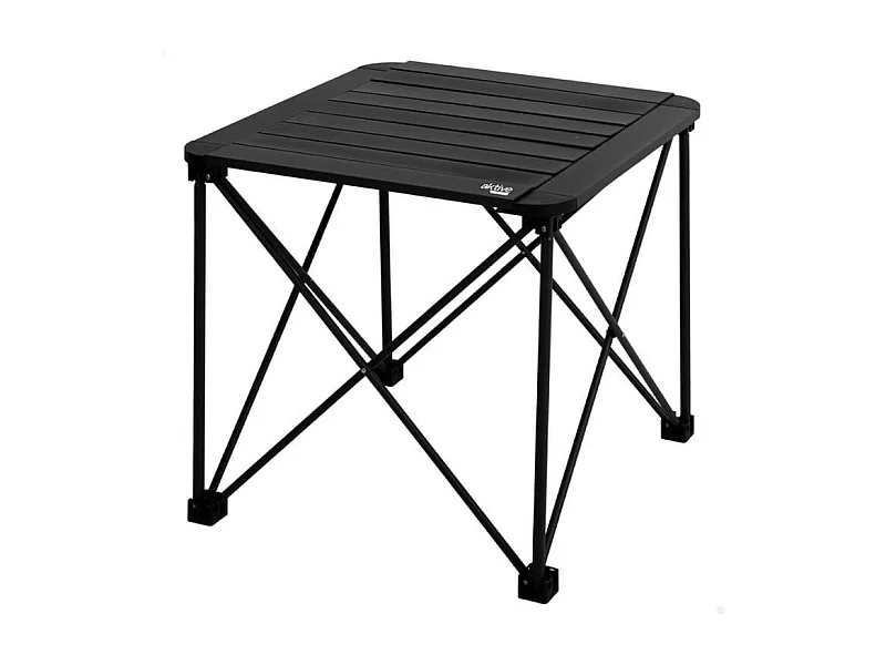 Mesa de camping Aktive diseño desmontable negro 46x52 cm