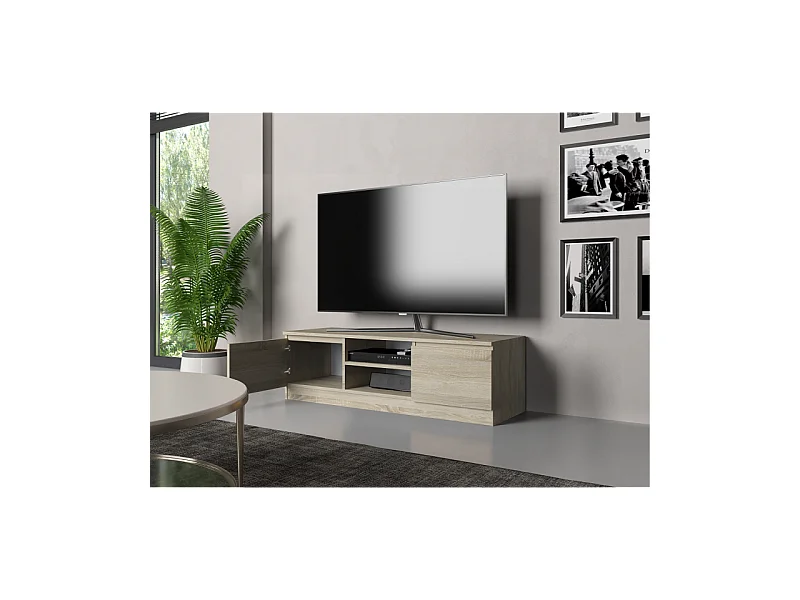 MEUBLE BAS 120 CHÊNE SONOMA