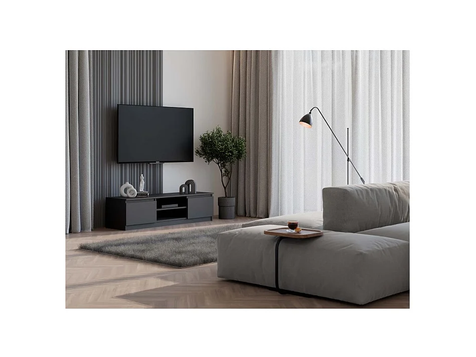 MALWA 140 Meuble TV NOIR