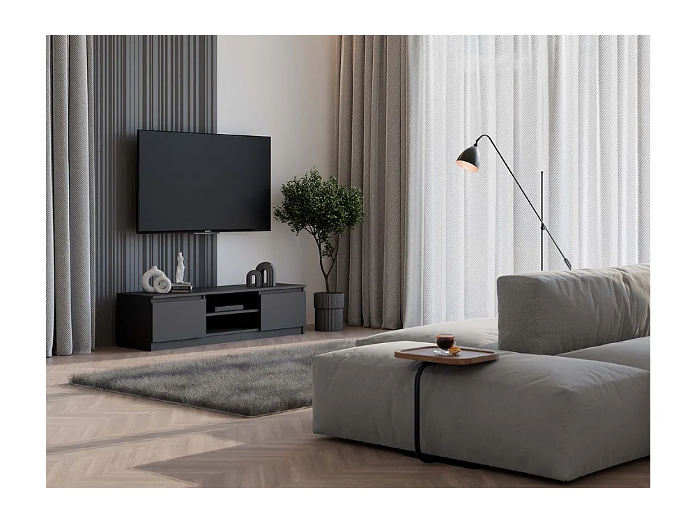 MALWA 140 Meuble TV NOIR