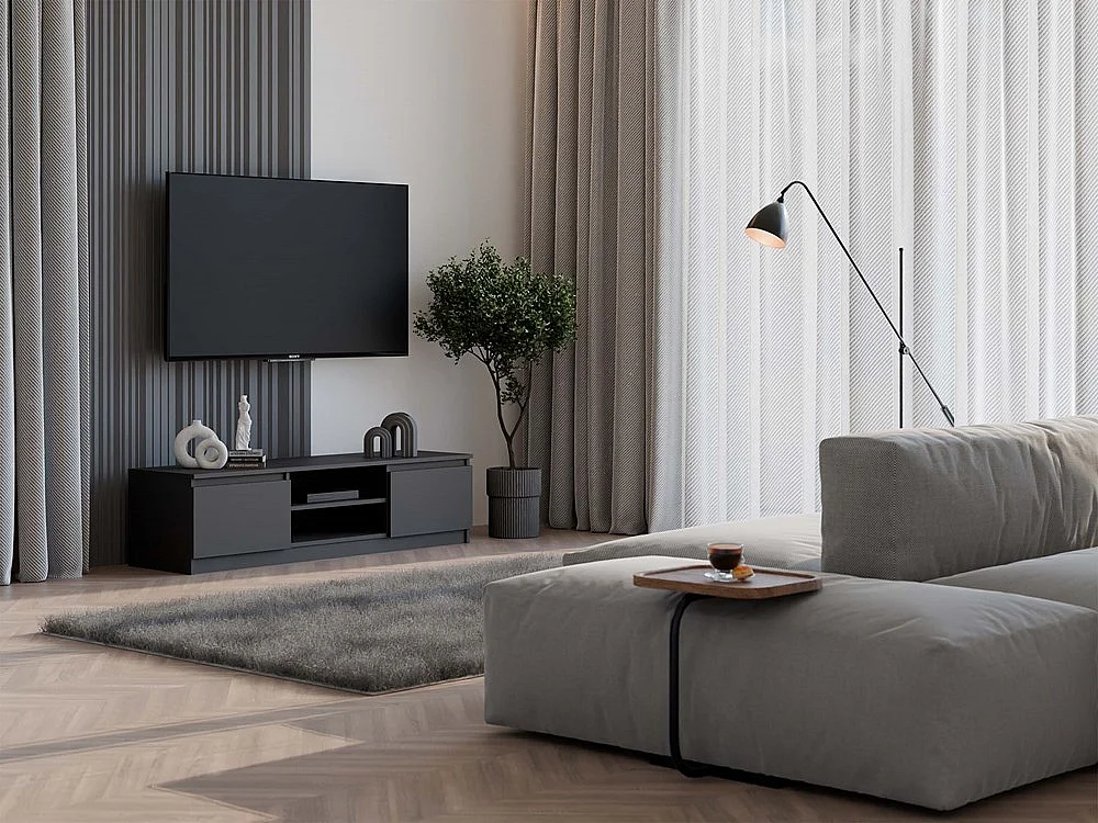 MALWA 140 TV stand BLACK