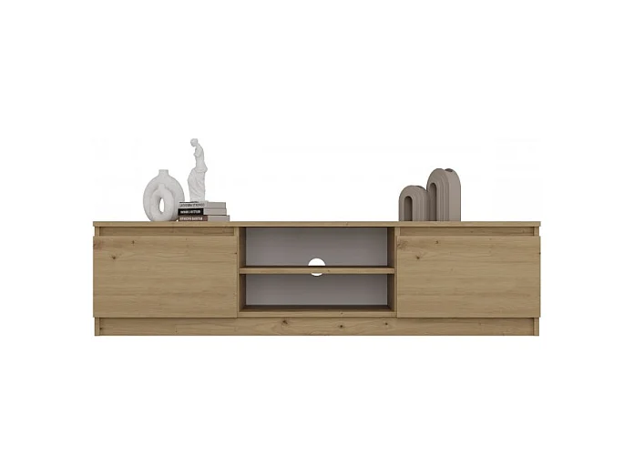 DĘBOWY STOJAK NA TELEWIZOR ARTISAN