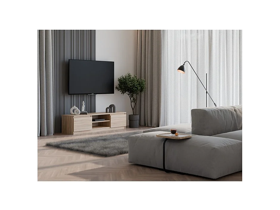 MEUBLE TV MALWA 140 CHÊNE SONOMA