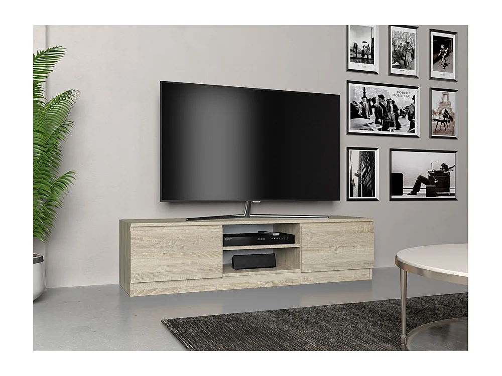 MEUBLE TV MALWA 140 CHÊNE SONOMA