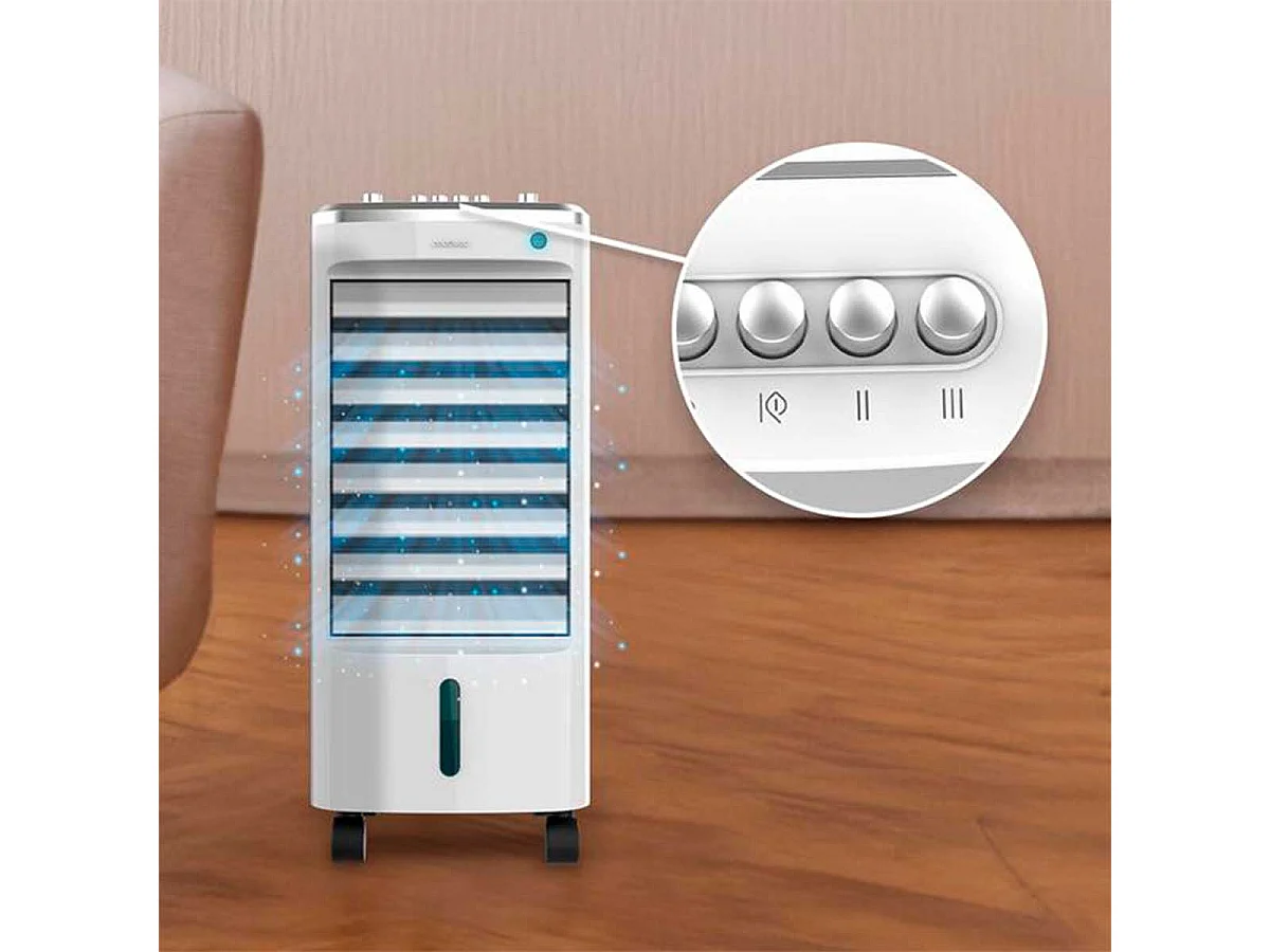 Climatizador evaporativo Cecotec EnergySilence 3500 Cool Compact 65W 3,5L blanco