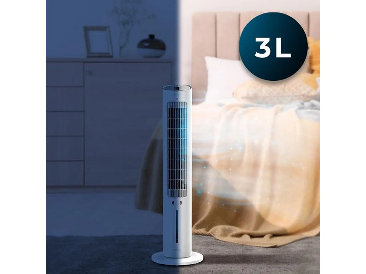 Climatizador evaporativo Cecotec EnergySilence 2000 skyCool 60W 3L blanco