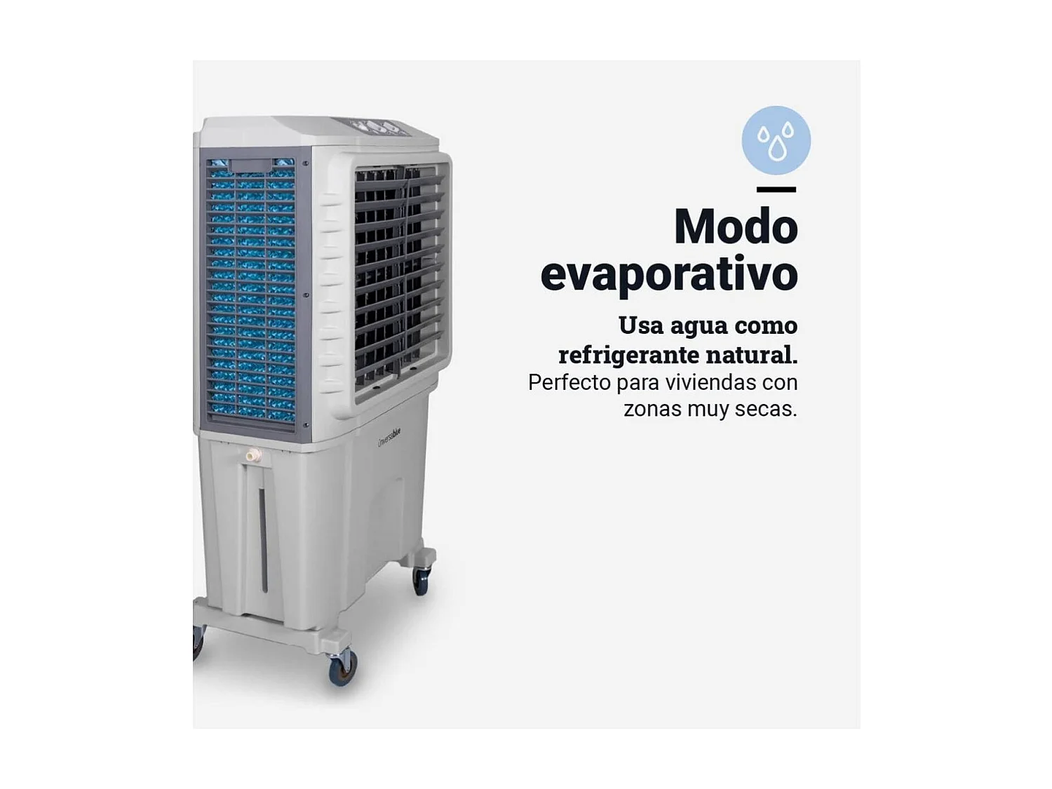 Climatizador evaporativo Universal Blue Tulum 7080 210W 80L oscilante 25-45 m² blanco
