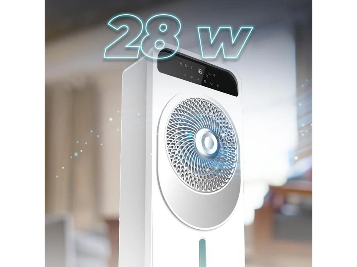 Climatizador evaporativo Cecotec EnergySilence 5000 Cool Wave 28W 5L 12 velocidades blanco