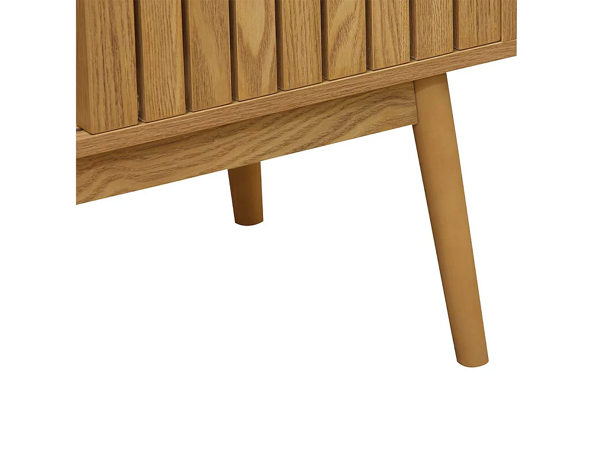 Consola baja Trend 2 puertas correderas + 2 cajones natural 90x115x40 cm Adec