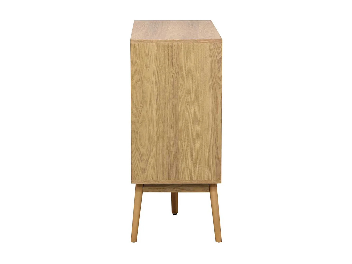 Consola baja Trend 2 puertas correderas + 2 cajones natural 90x115x40 cm Adec