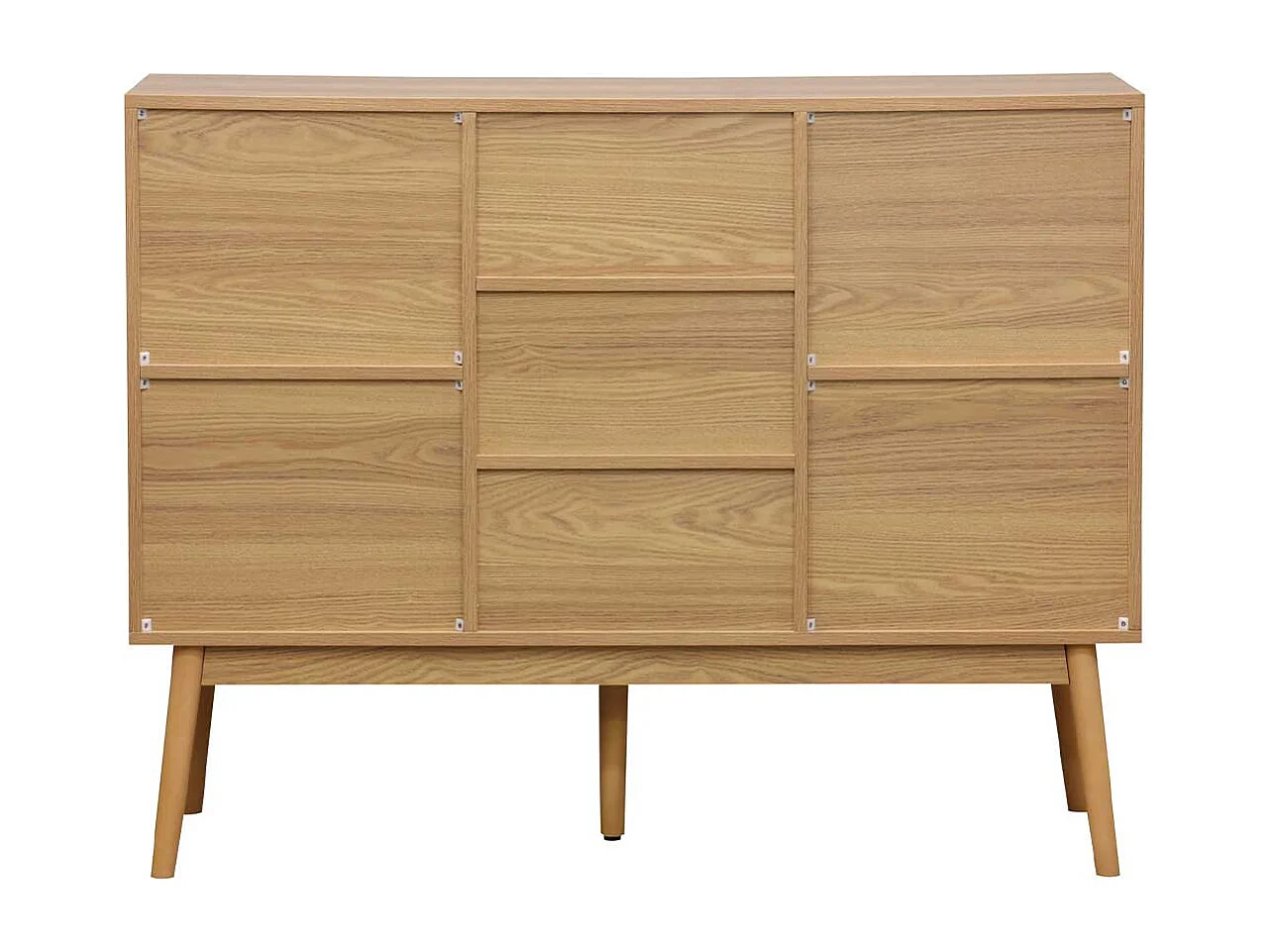 Consola baja Trend 2 puertas correderas + 2 cajones natural 90x115x40 cm Adec
