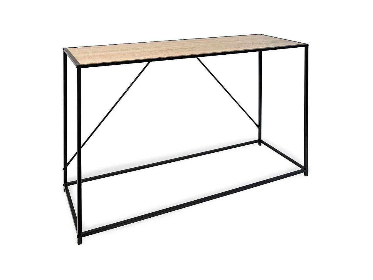 Consola MOA Vinthera estante metal negro 85x120x40 cm