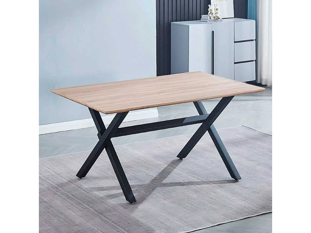 Conjunto de comedor 1 mesa Royce + 4 sillas Rory beige