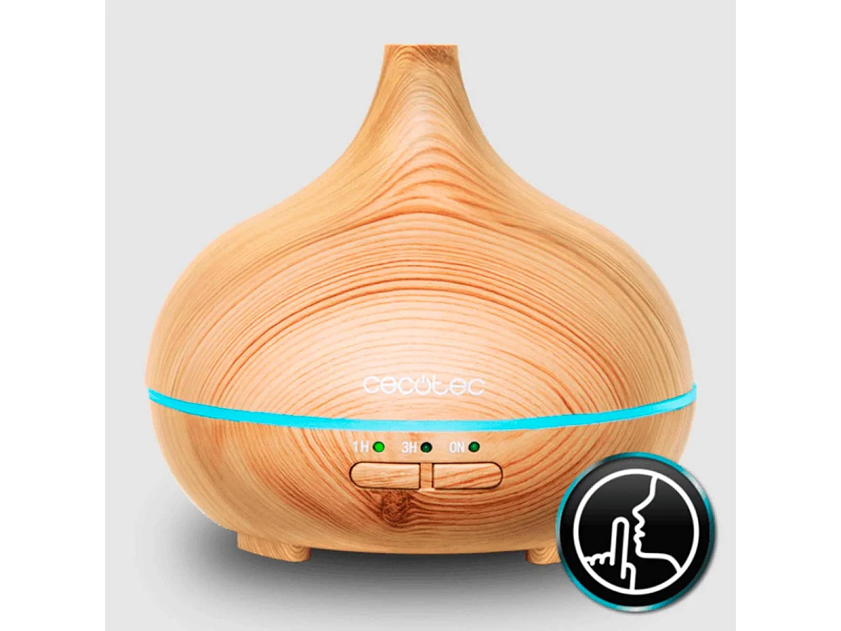 Humidificador Cecotec Pure Aroma 150 Yang luz LED 150ml natural