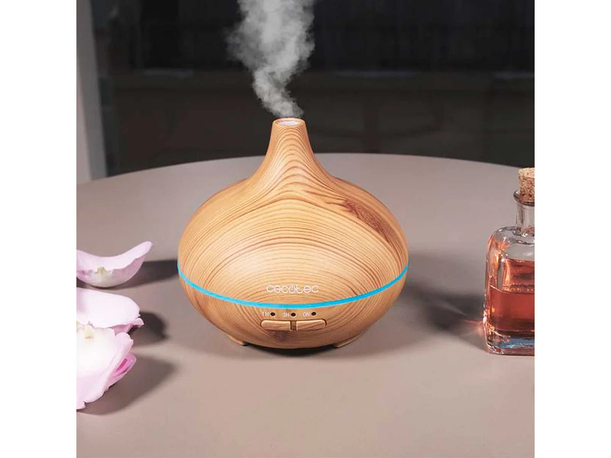 Humidificador Cecotec Pure Aroma 150 Yang luz LED 150ml natural