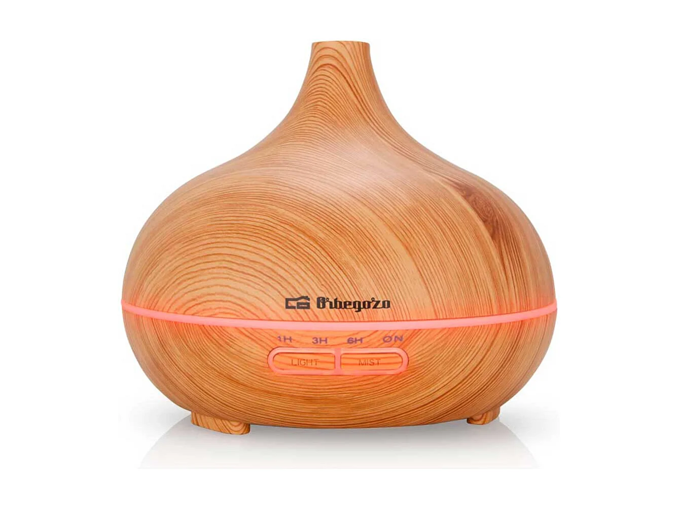 Humidificador Orbegozo HUA350 AROMATER 300ml luz LED 7 tonos