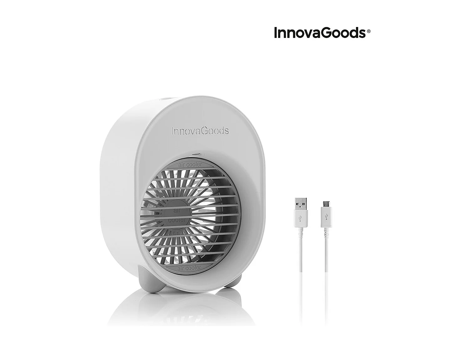 Mini climatizador Koolizer InnovaGoods con LED 4,5W blanco
