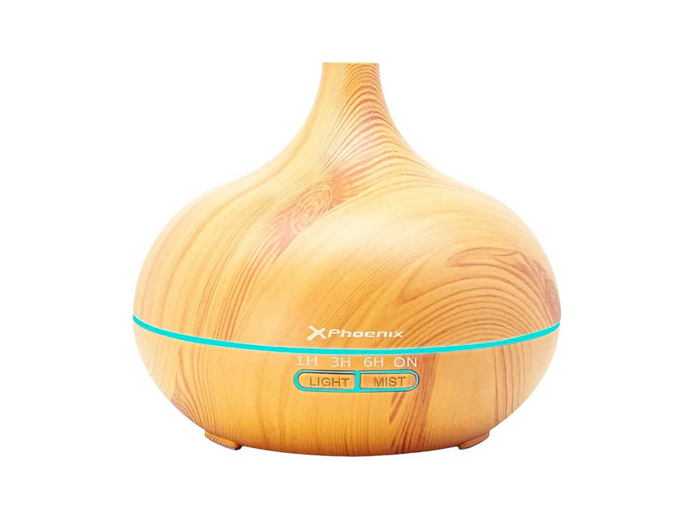 Humidificador Zen 02 Phoenix 400ml luz LED con mando a distancia madera