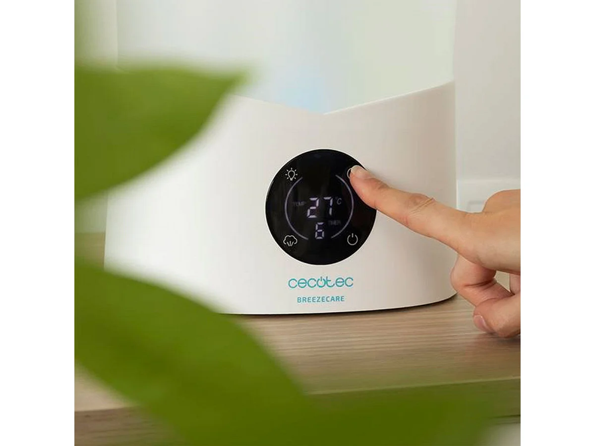 Humidificador Cecotec BreezeCare 2600 Light Smart 25W 3,2L 3 velocidades blanco