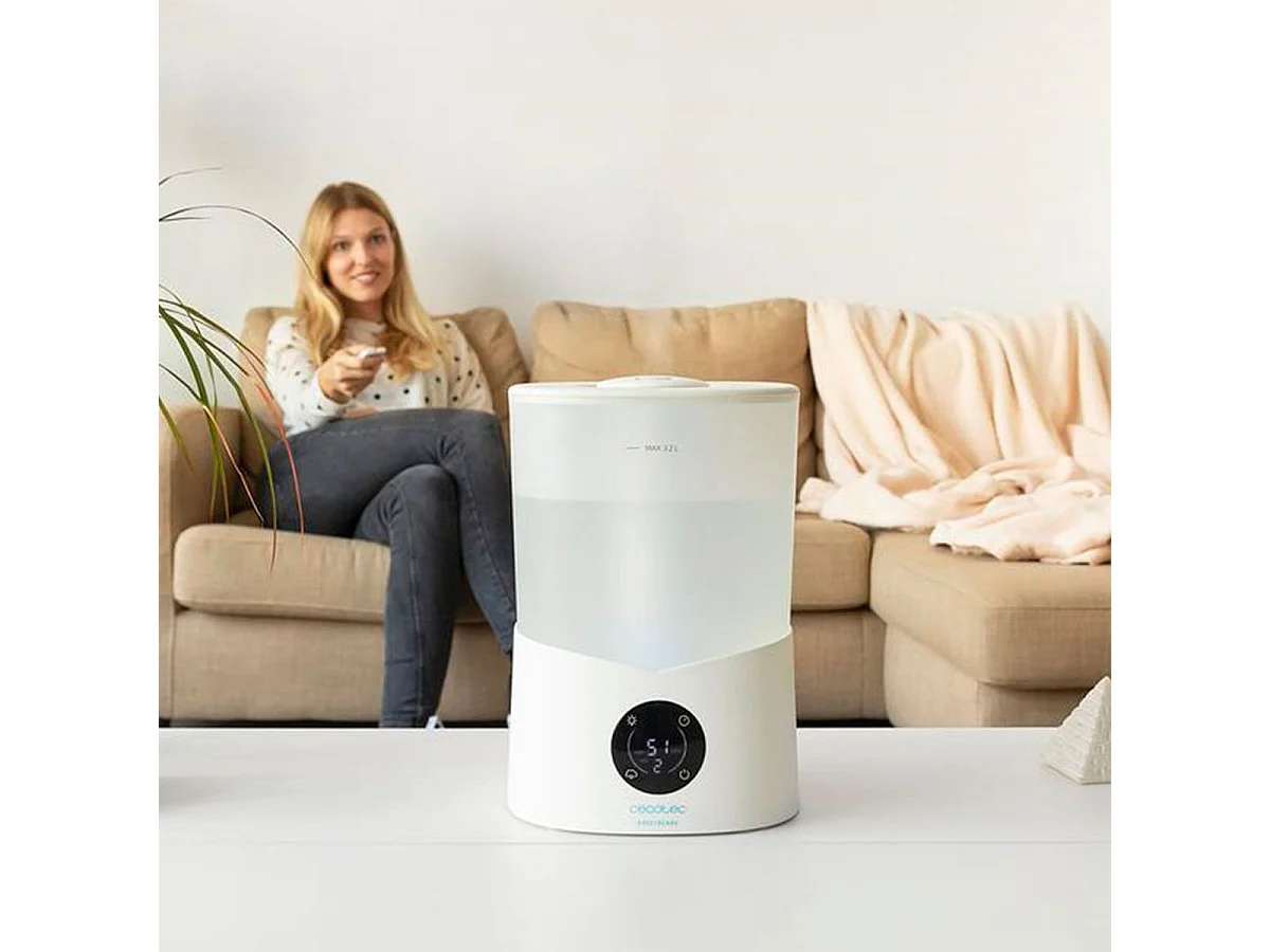 Humidificador Cecotec BreezeCare 2600 Light Smart 25W 3,2L 3 velocidades blanco