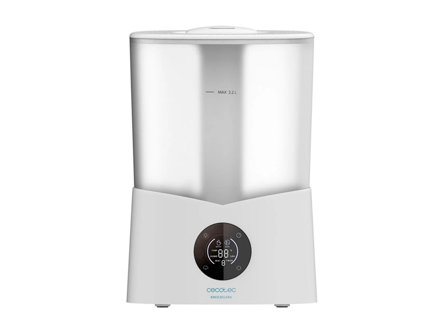 Humidificador Cecotec BreezeCare 2600 Light Smart 25W 3,2L 3 velocidades blanco