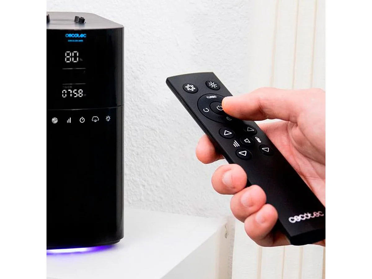 Humidificador Cecotec BreezeCare 4000 Connected 6L 110W WiFi mando a distancia negro