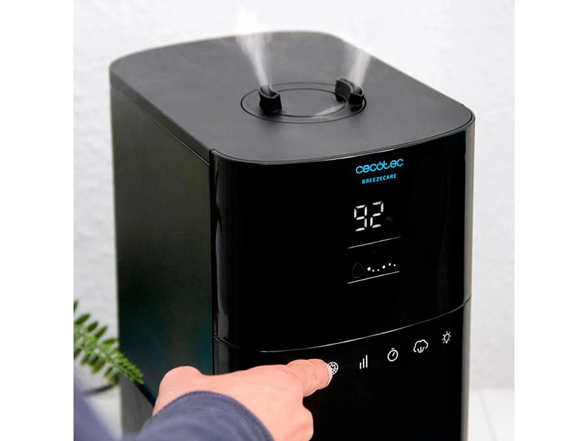 Humidificador Cecotec BreezeCare 4000 Connected 6L 110W WiFi mando a distancia negro