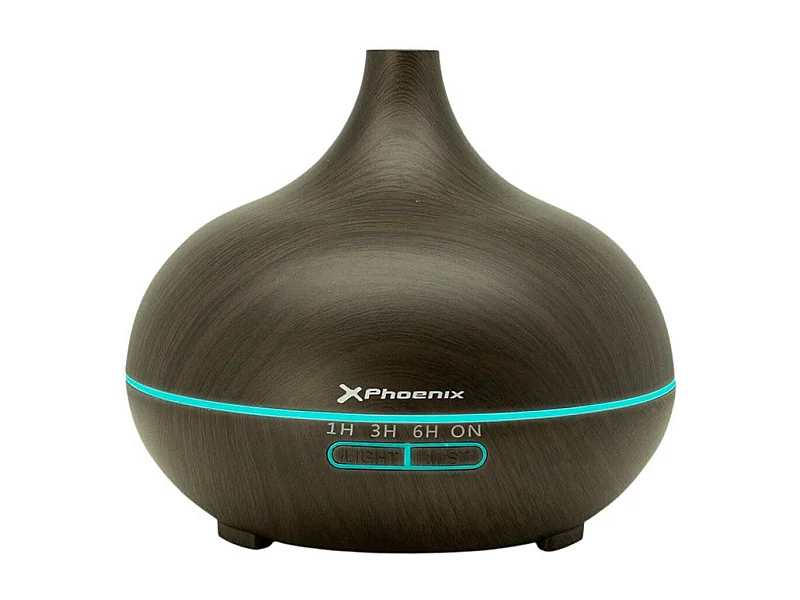 Humidificador Zen 02 Phoenix 400ml luz LED con mando a distancia negro